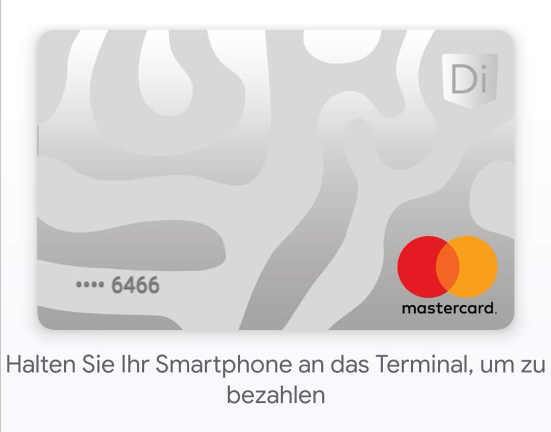 DiPocket MasterCard in Google Pay